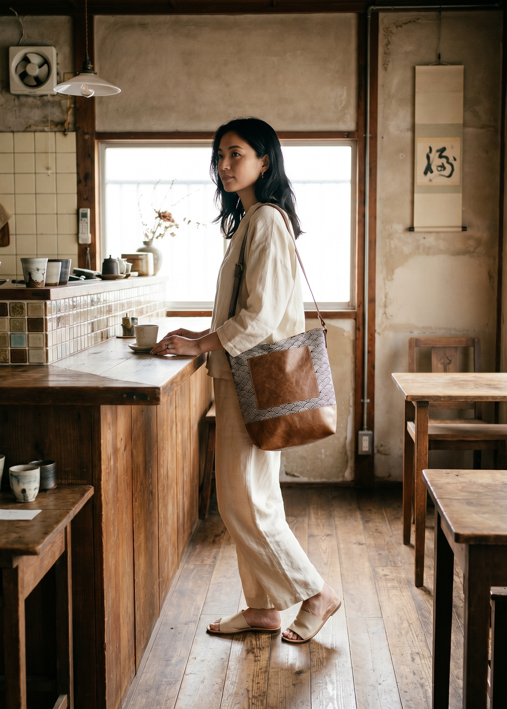 Brooklyn Carry-All | Indigo Waves