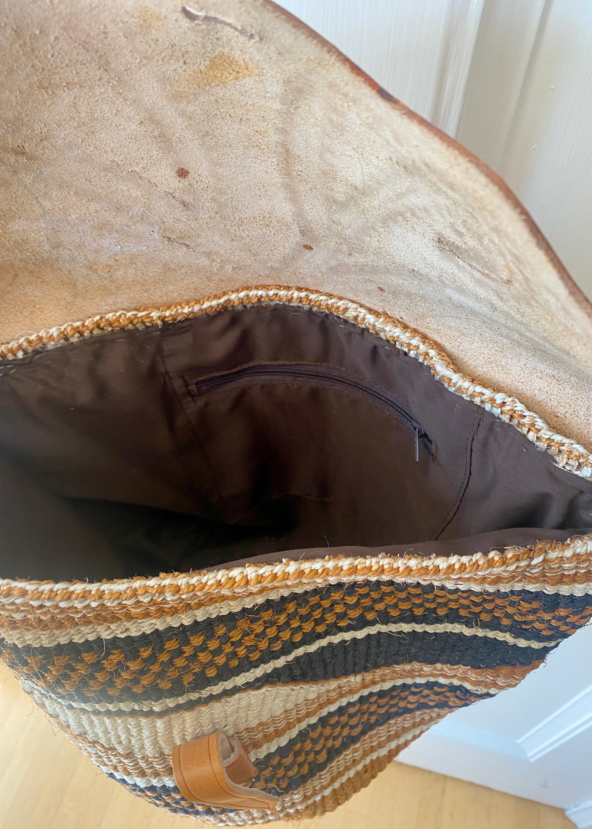 Brown online crossbody bag