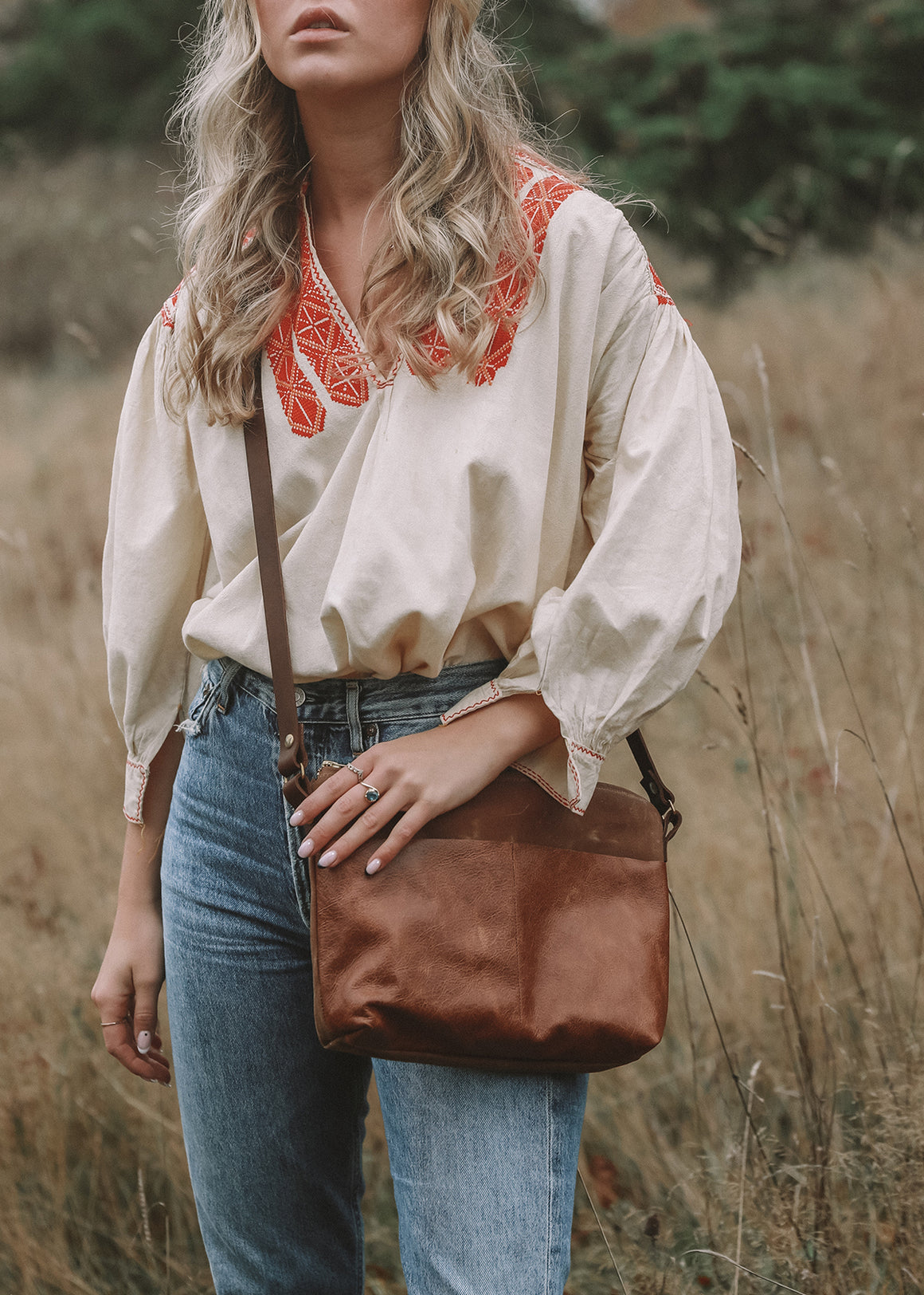 Brooklyn Mini Crossbody | Tan Canvas