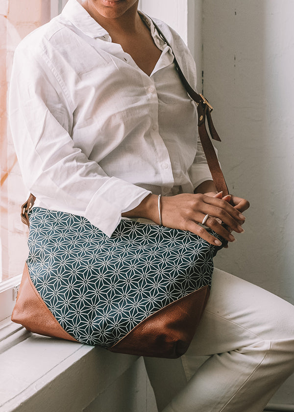 Willow Crossbody - Japanese Geometric